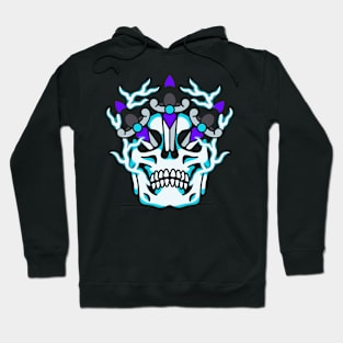 Skull dagger electric Hoodie